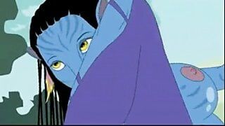 Avatar cartoon porno parodie en tiener titanen trio