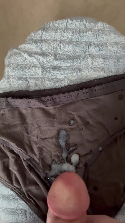 Cum on Wife’s Panties 20