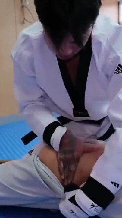 Must-see moment from "Asian Twinks Go Rough in Training Room - Loud Moans & Cumshot"