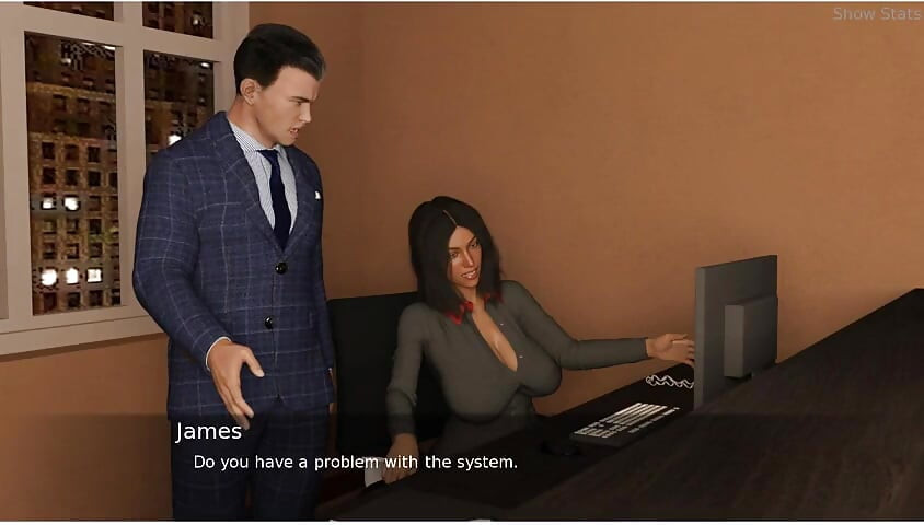 Project Hotwife - Gameplay - Παιχνίδι ρόλων - Η γυναίκα του γραφείου δείχνει τα προτερήματά της