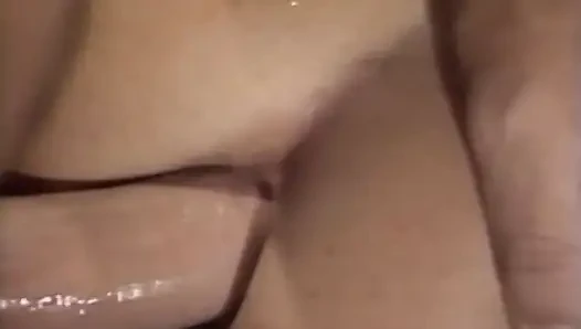 Horny Dude Drops His Load on Face of Stunning Brunette Beauty After Drilling Her Hairy Cunt