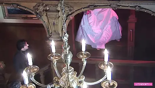 Orgy with the horny bride and vampire sluts