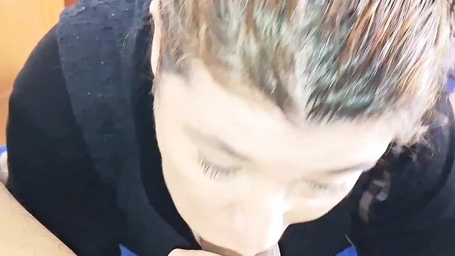 She Sucks Cock and Balls with the Flu
