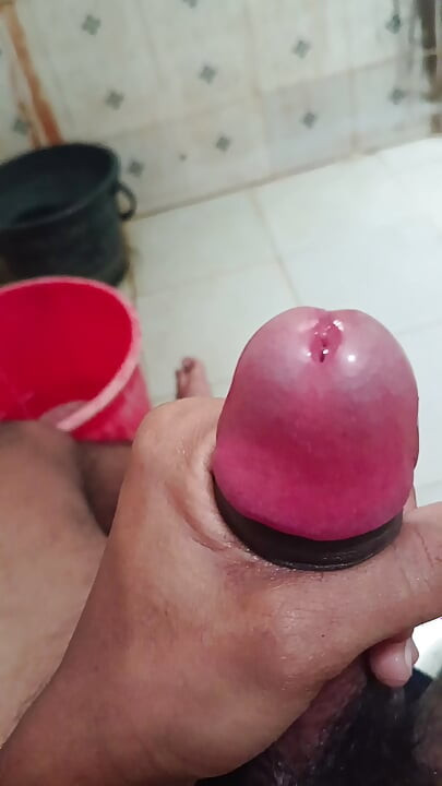 Young guy mastrubating
