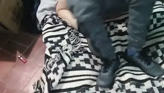 Girl with Montano Dress with the Mattress on the Floor