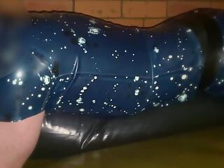 Joroba tubo de cama de agua en látex en cama de agua