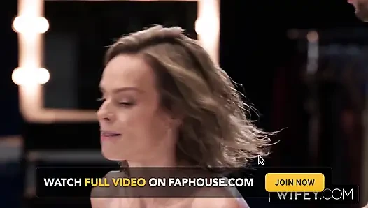 Wifey, wunderschöne fitte hotwife, cox bekommt riesigen creampie zu dritt
