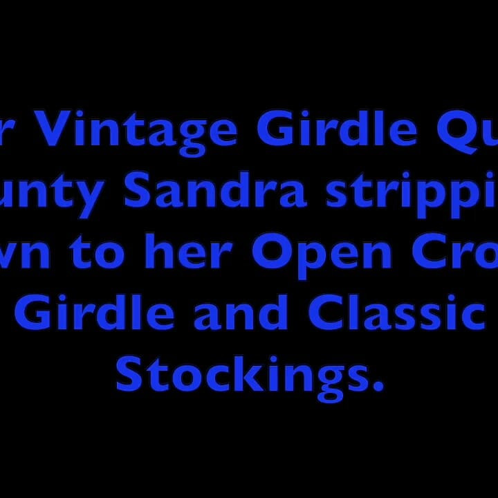 Vgq12 Classic Girdle and Stockings