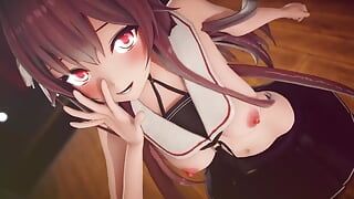 Mmd r-18 anime mädchen sexy tanzclip 268