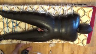 In the inflatable rubbersuit is enjoyed