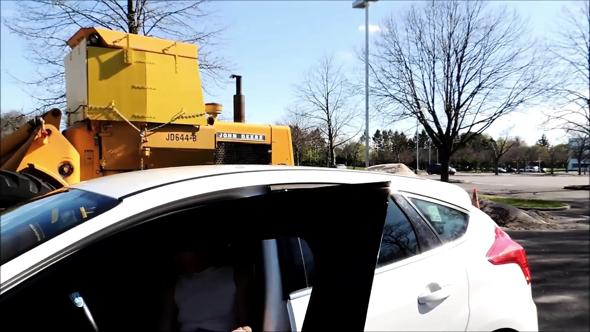 Huge Dildo Car Orgasms