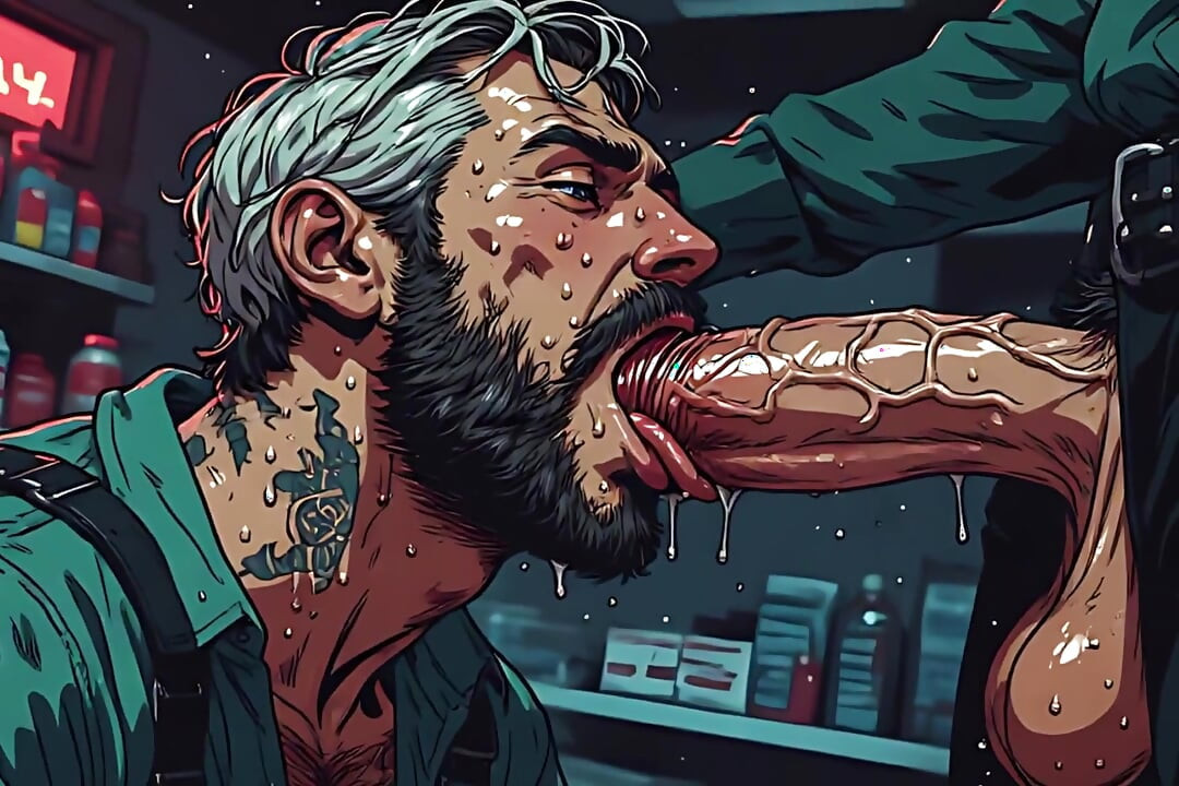 Convenience Store Sucking Art