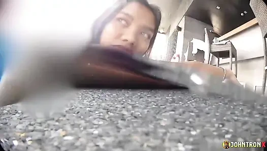 Johntronx - resim mükemmel Taylandlı amatör bebek havuzda sikiliyor