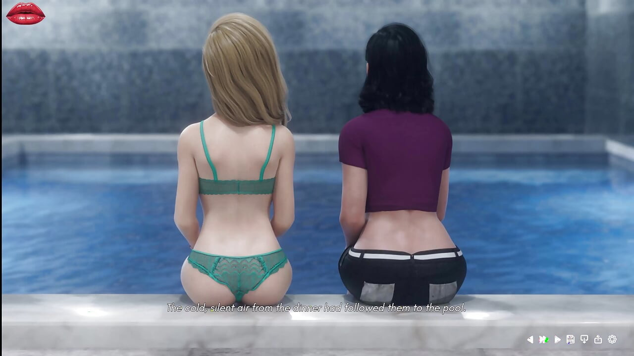 Mrs Denvers 17 Wanda and Lois Spend Quality Time Together in Swimingpool