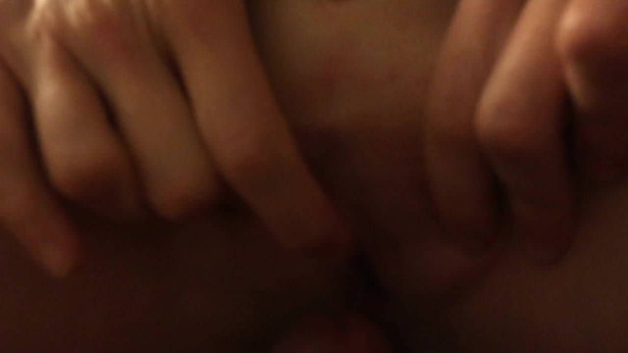 Cum on her clit