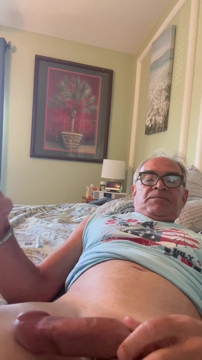 Captivating moment from "Look at my cock feeling good"