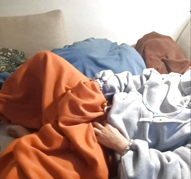 A nadar no meu fato de treino largo
