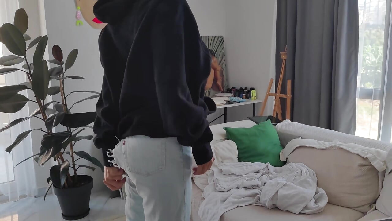 Her Stepfather Punished Her by Fucking Her in All Holes Because She Was Expelled From the University.