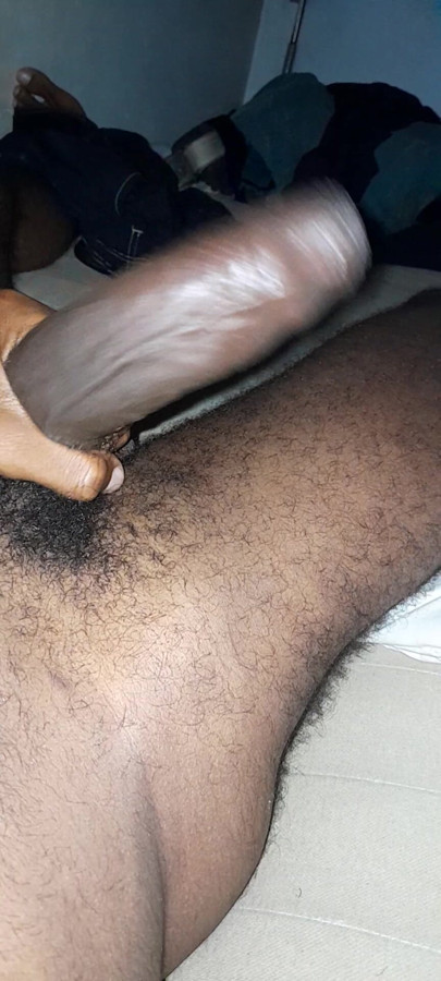 Could you lay peacefully with that Big Black Cock aside you ? Just asking...