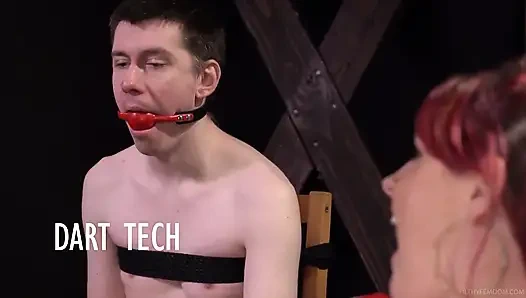 Barbary Rose, dart teknisyeni ile sikişen makine gavat ve hayalet sikiliyor