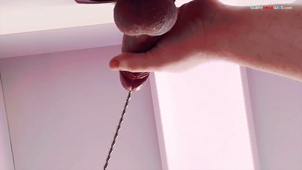 Twink at the Gloryhole - He Wants More Than Just a Blowjob