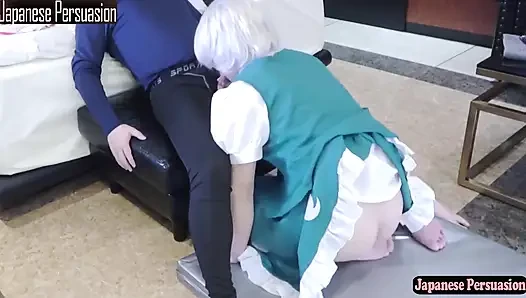 Pertemuan Cosplay. Cosplayer Gaya Perawat Berbagi Sesi Pribadi yang Menyenangkan dan Intim dalam Karakter - Part1