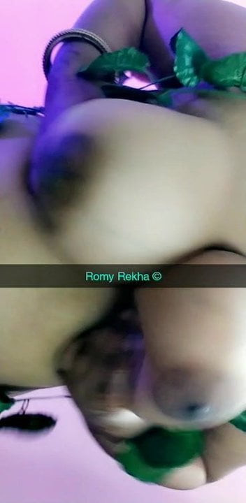 Rekha Playing With Her Big Boobs