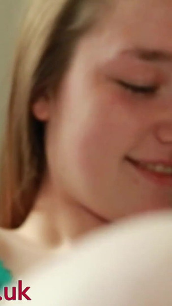 Key moment from "British 18 Year Old Sucks, Rims, Gets Fucked Hard And Creampied"