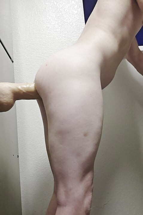 Taking John Holmes Dildo deep