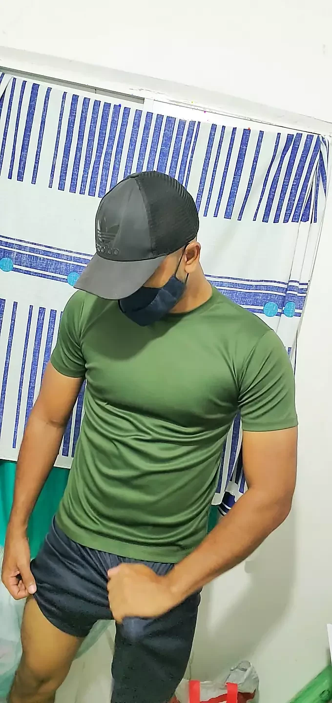 Indian army cock gets masturbated l