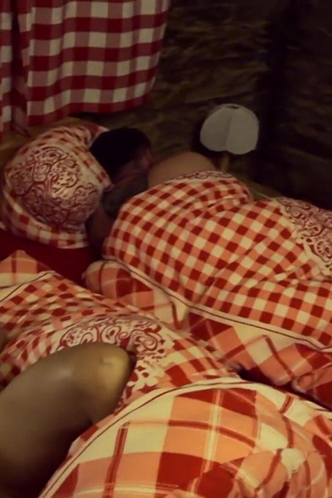 Busty French MILF Playes with Her Pussy in Camp