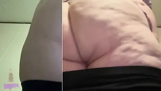 Gefesselt unter mir: mein schwebender arsch lässt furzen, die du nicht entkommen kannst: Vollbusig bella blast