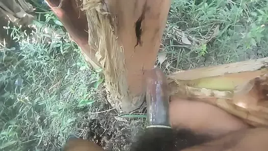 Nature Sex .. Sex with Banana tree .. PART 1