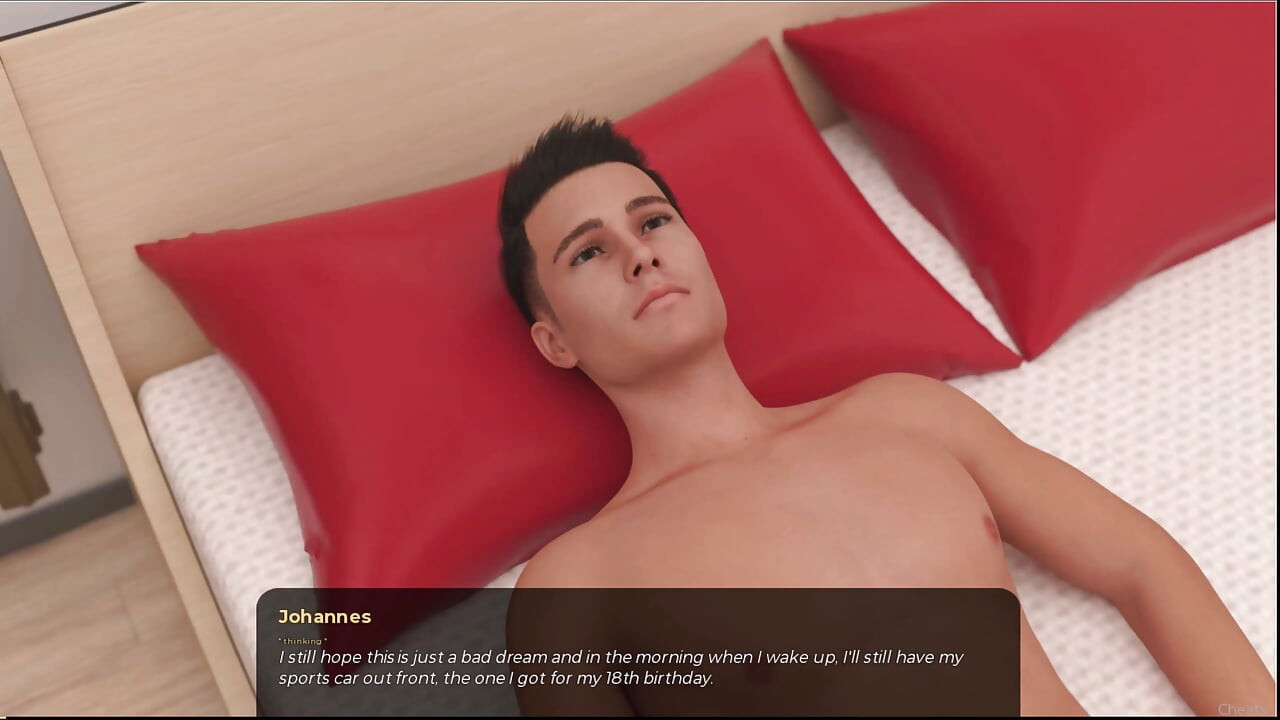 ไม่มีเงิน #1: Johannes ตกหลุมพราง tris และควยของเขาหลุดออกมา