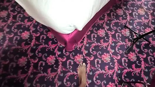 Leather-clad Sissy Getting Fucked in the Ass by a Huge Black Cock