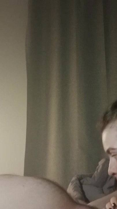 Epic moment from "Neighbor shows her blowjob skills"