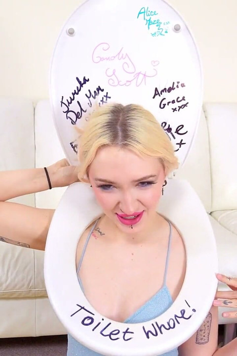 Kitty Marie - Super Cute Toilet Whore Facefucked Without a Care
