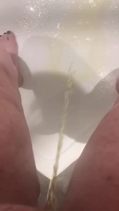 Peeing in the shower