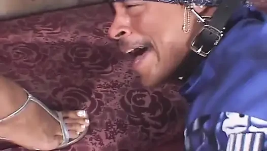 Kinky Ebony Bitch Eats Sperm After Wild Fuck with BBC