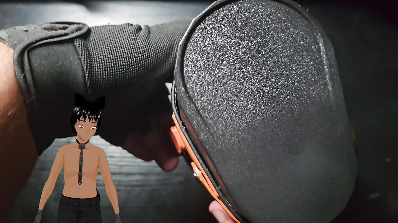 Using an automatic Male masturbator that is someone else is gonna use.