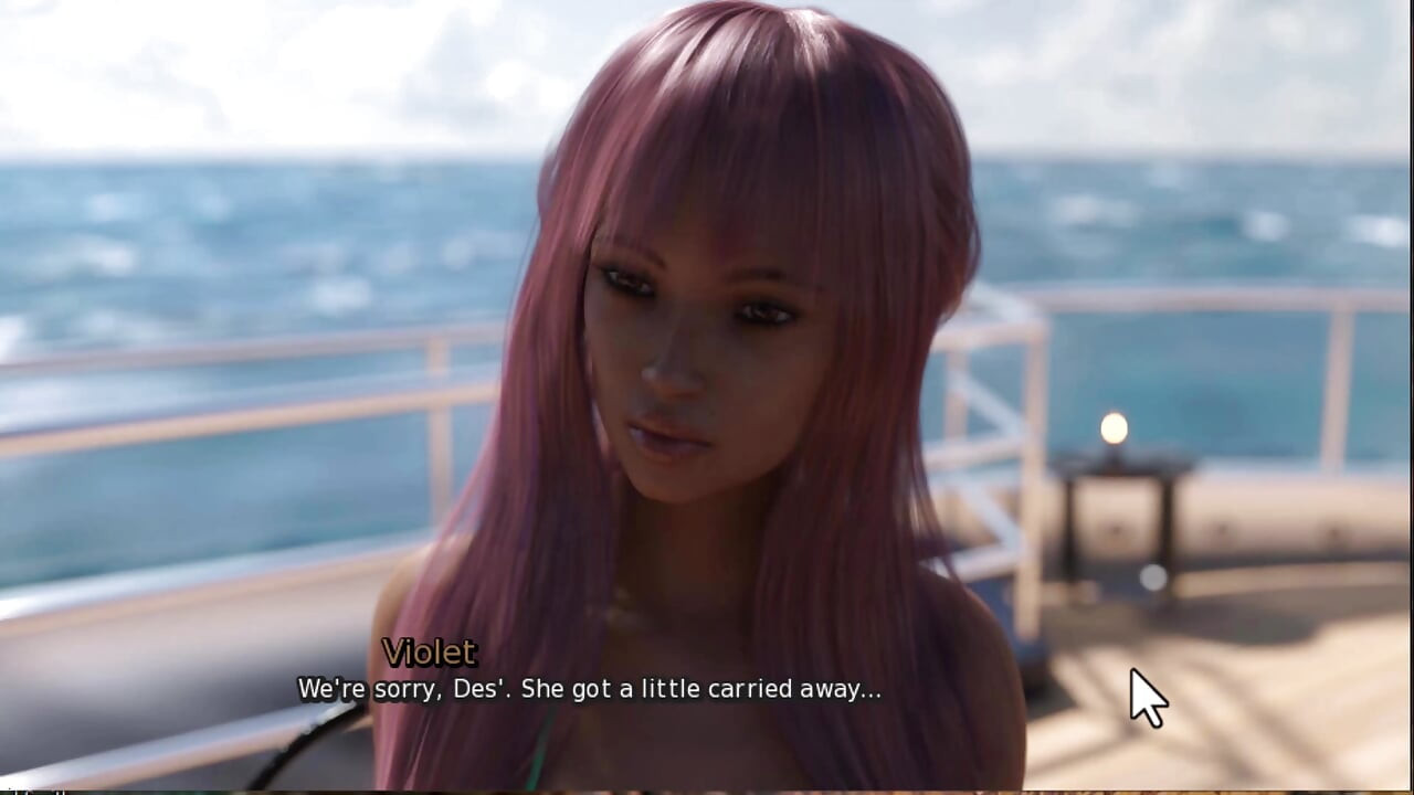 Lewd Island - é agradável no iate