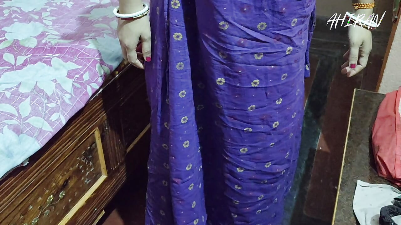 Indian Desi Boy and Girl Forplay in Her Bedroom.