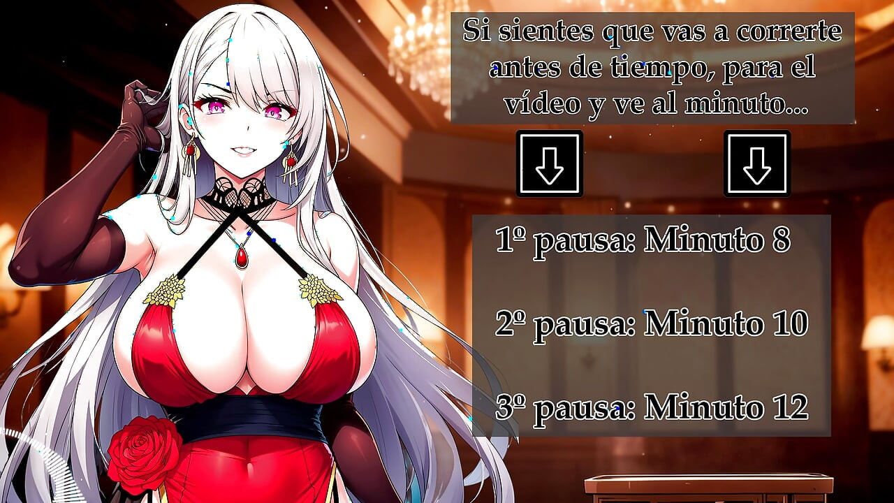 Spanskt ljud JOi rollspel. Din älskarinna tar din bur ... men hon låter dig inte komma!