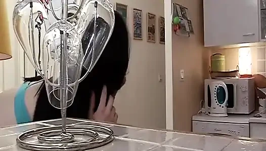 Ein lesbisches schätzchen aus frankreich wurde von ihrem freund geleckt