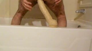 Large 15 inch long dildo in my ass
