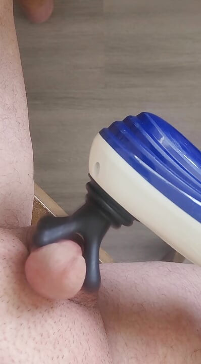 按摩器按摩我的雞巴