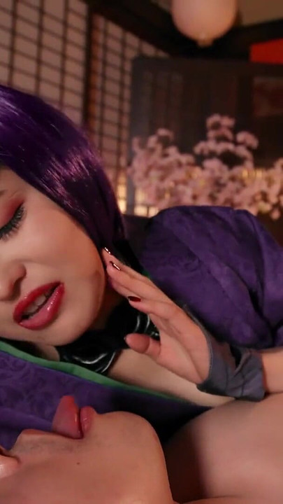 Powerful moment from "Cospuri Aika Suzumiya in Shuten Douji Cosplay"