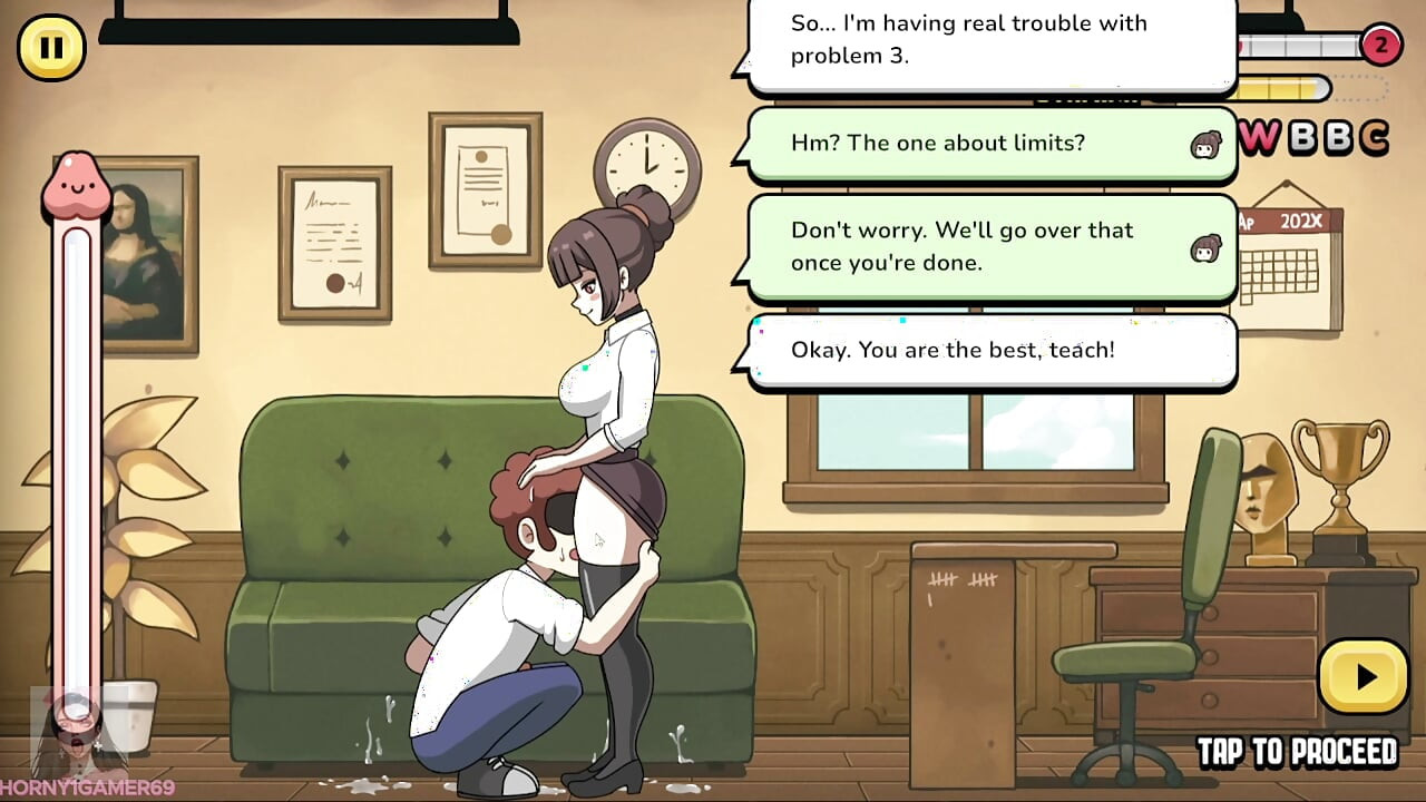 Hot Detention Teacher teaches them a lesson