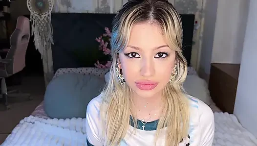 Godain bibir sensual & transformasi lipstik - close up - fetish bibir