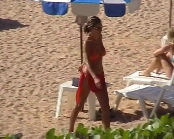 Babe in Red Bikini